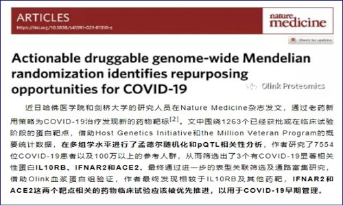 Nat Med 新作 | 多組學(xué)研究為 COVID-19「老藥新用」提供新契機